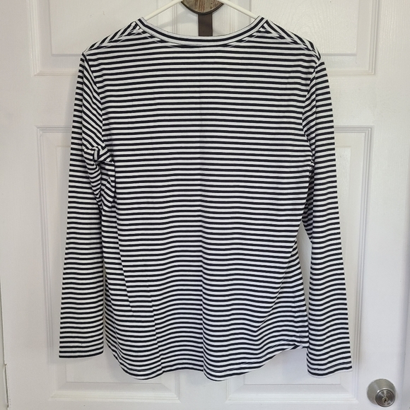 Natural Reflections Woman's Long Sleeve V-Neck Pullover Blouse, Size: Large - Picture 13 of 13